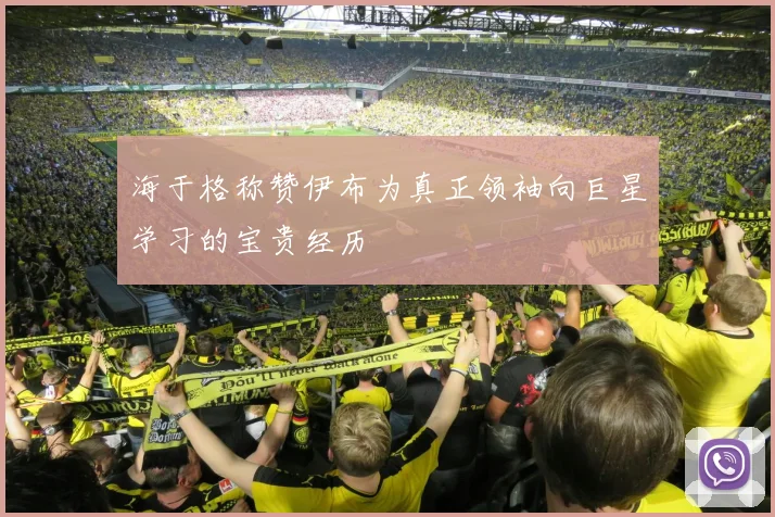 海于格称赞伊布为真正领袖向巨星学习的宝贵经历