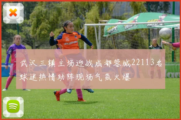 武汉三镇主场迎战成都蓉城22113名球迷热情助阵现场气氛火爆